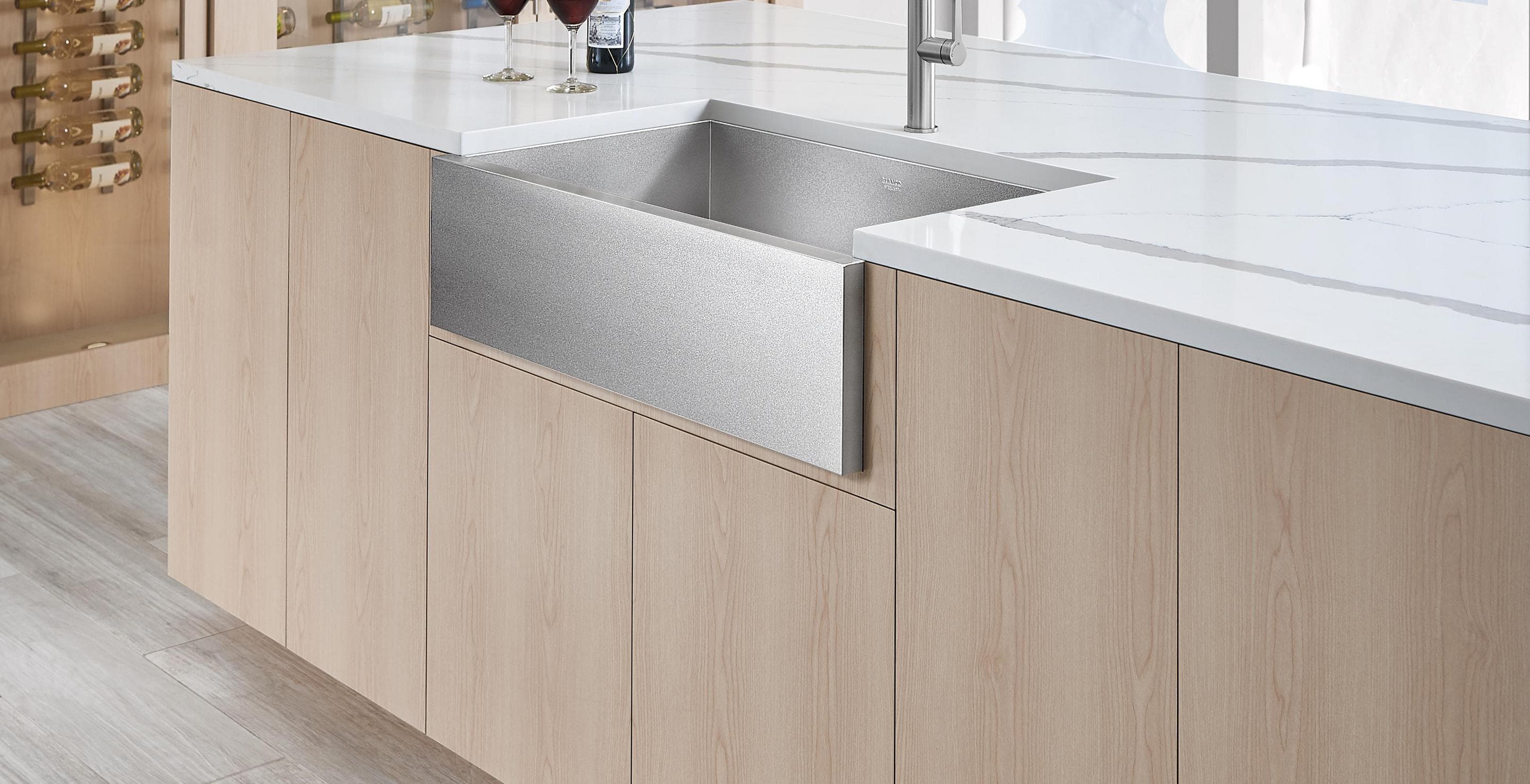 Tarja de doble tazón BLANCO PRECISION R0 Equal Double