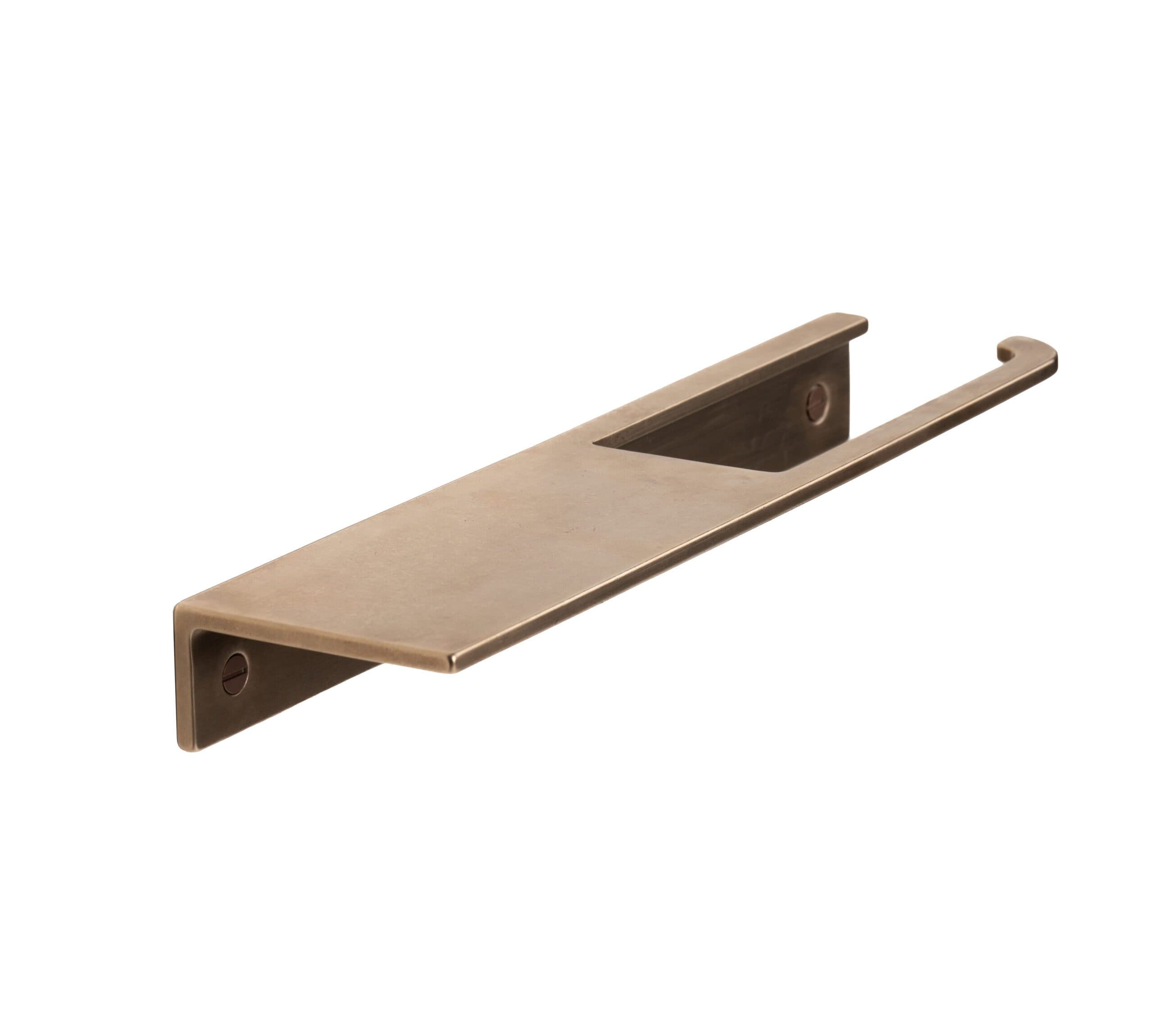 Portarrollos de papel higienico Rocky Mountain Hardware Detour instalado