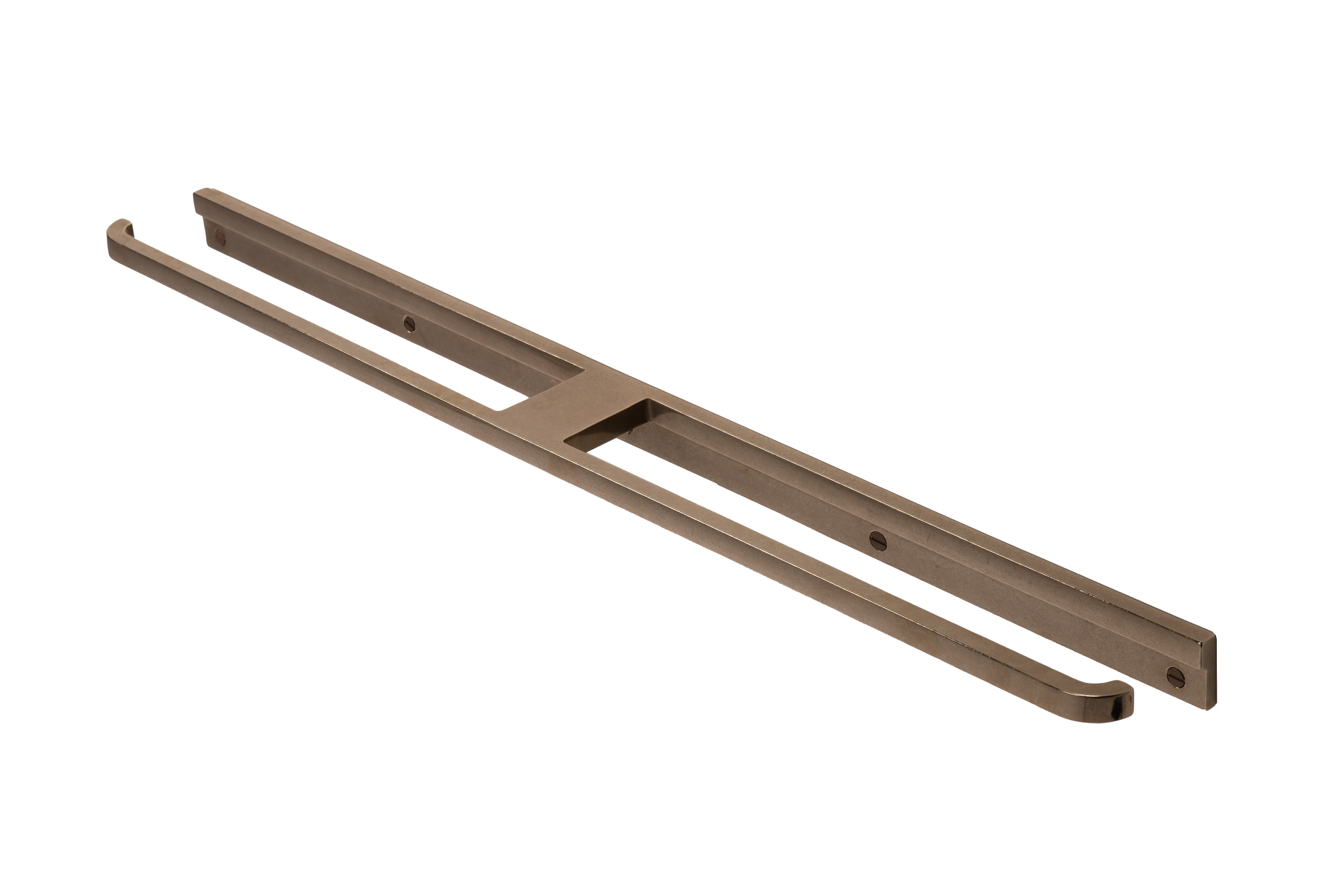 Toallero doble Rocky Mountain Hardware Detour instalado