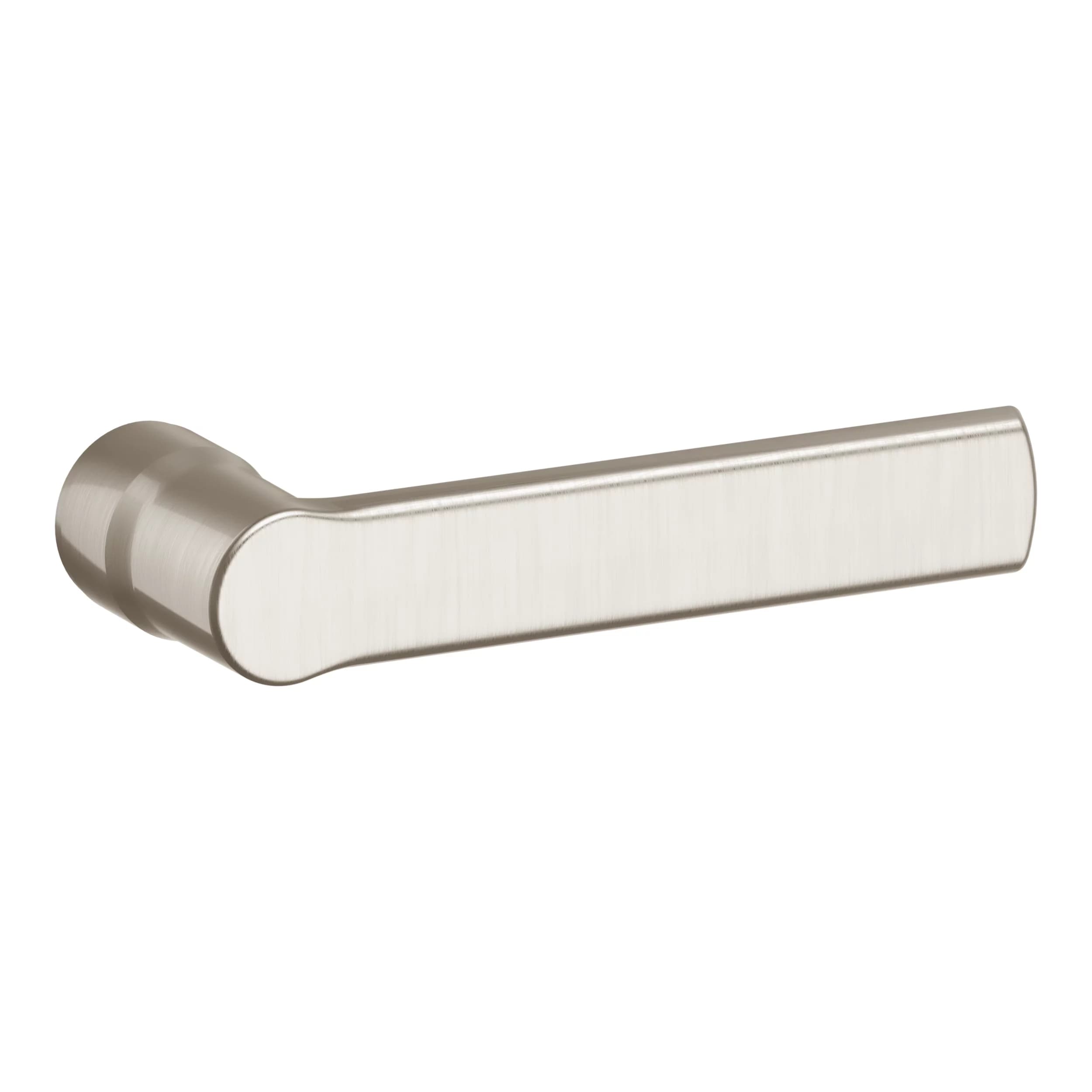 Manija de puerta Baldwin 5485V Soho en Lifetime Satin Nickel