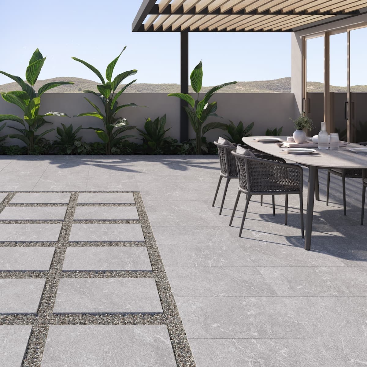 Pieza de porcelánico Britton Paver de Cesantoni