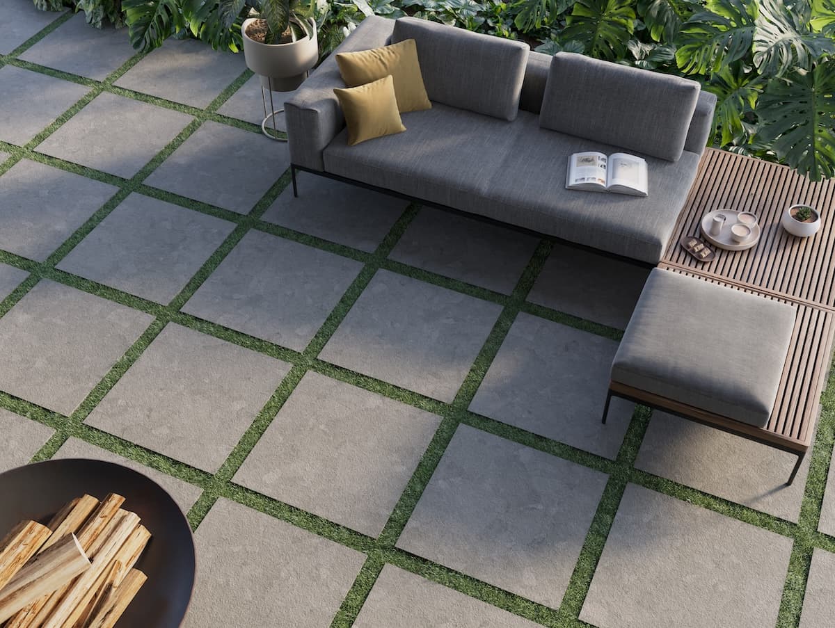 Exterior con piso Nobu Ozark Paver de Cesantoni