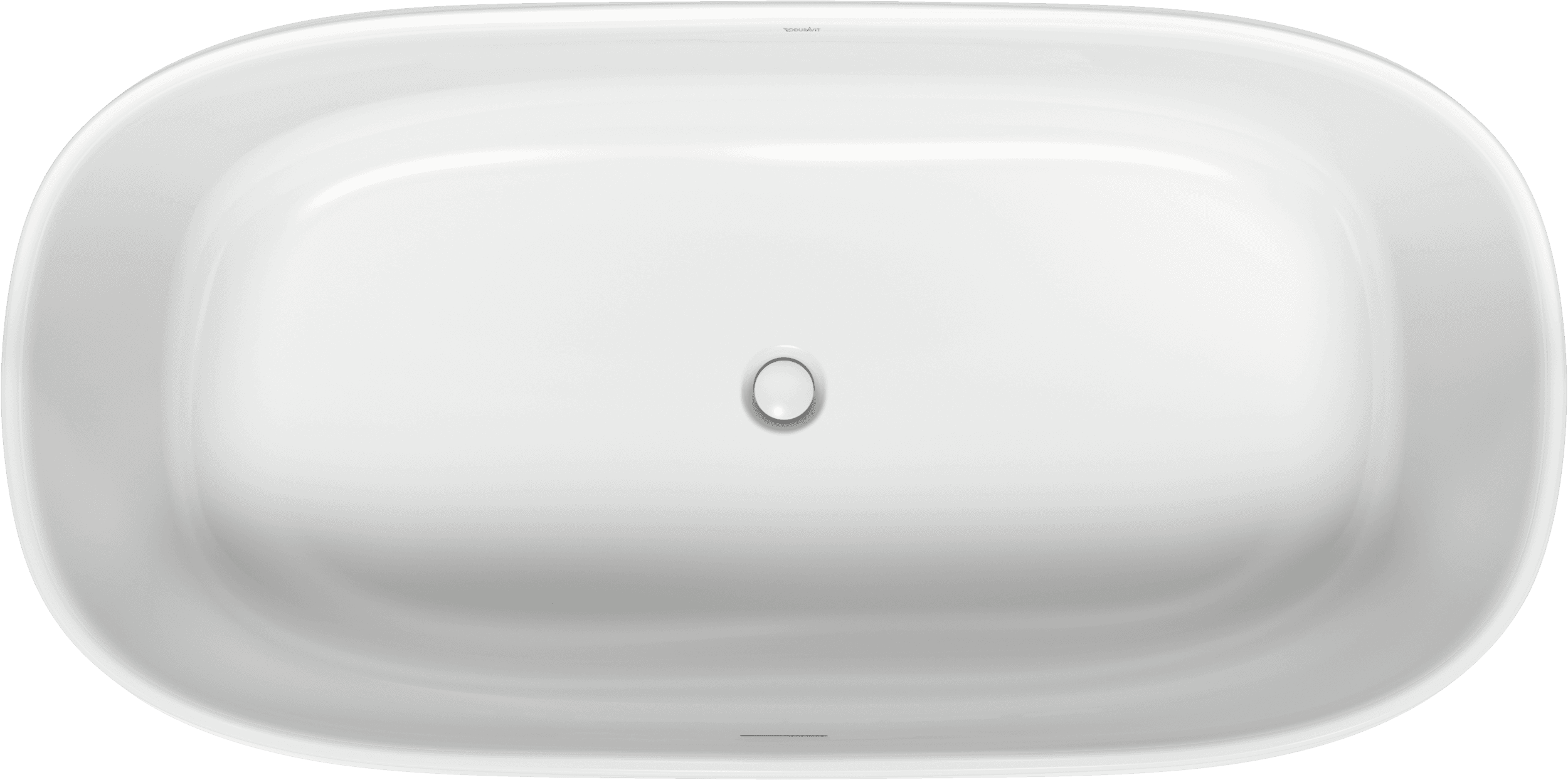 Tina exenta Zencha de Duravit en DuroCast Plus blanco satinado mate