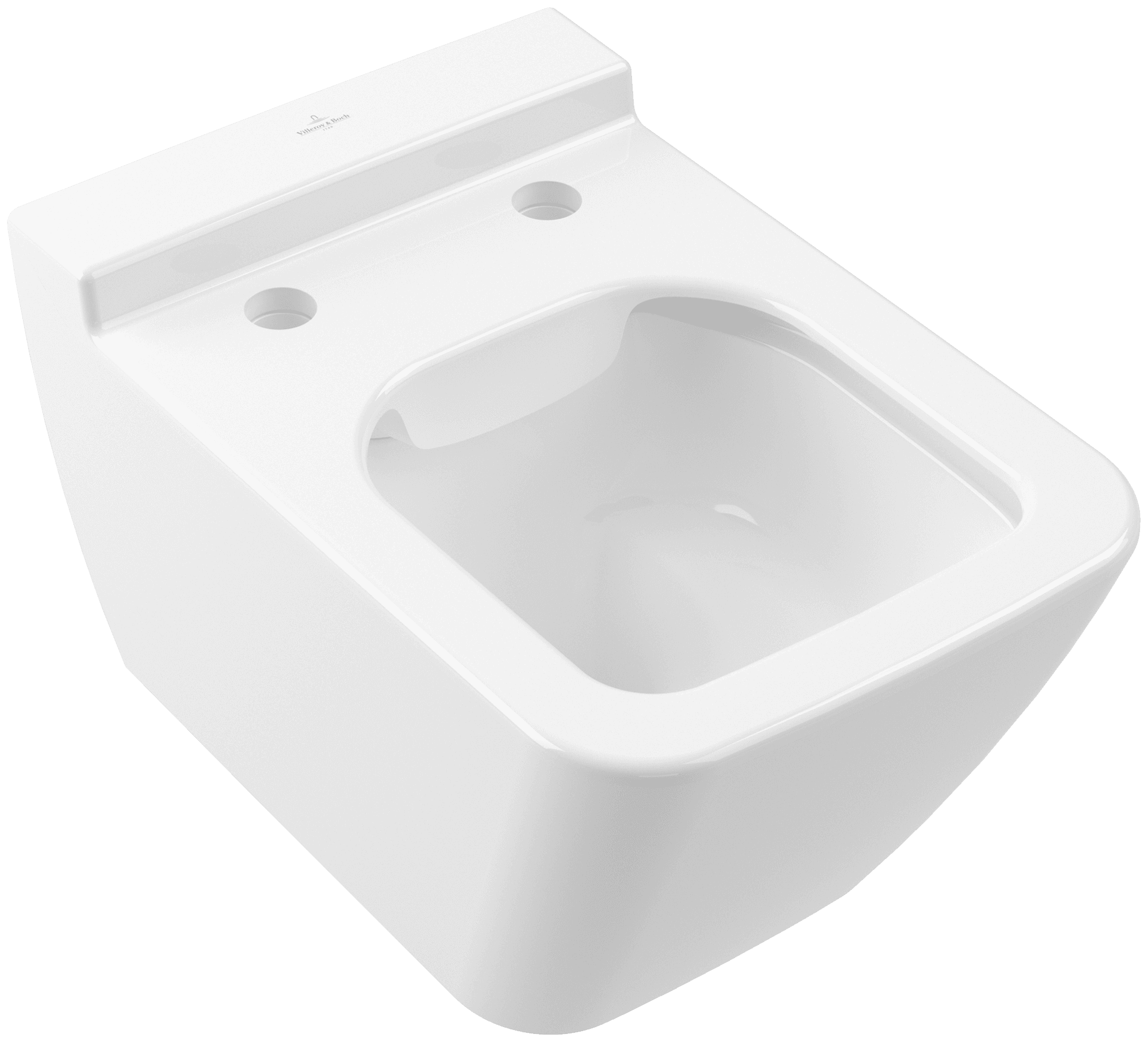 Vista superior del inodoro Villeroy & Boch Finion
