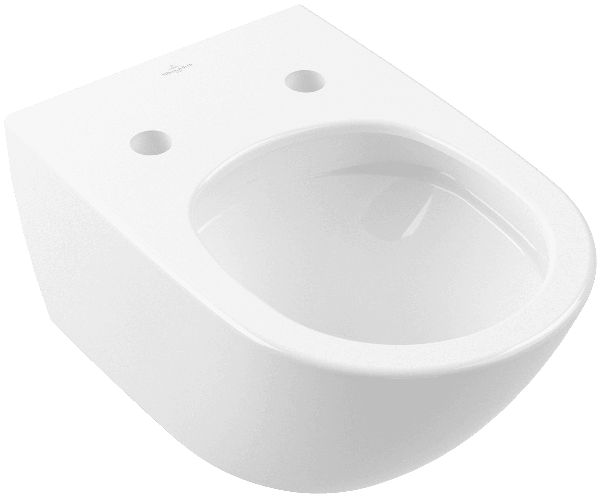 Vista superior del inodoro Villeroy & Boch Subway 3.0