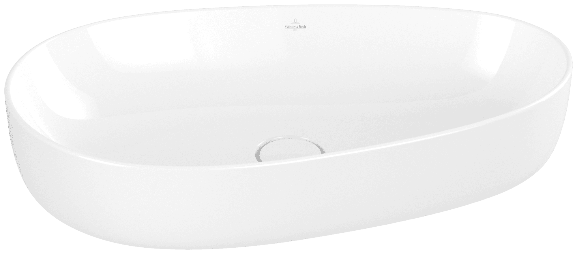 Vista superior del lavabo Villeroy & Boch Antao