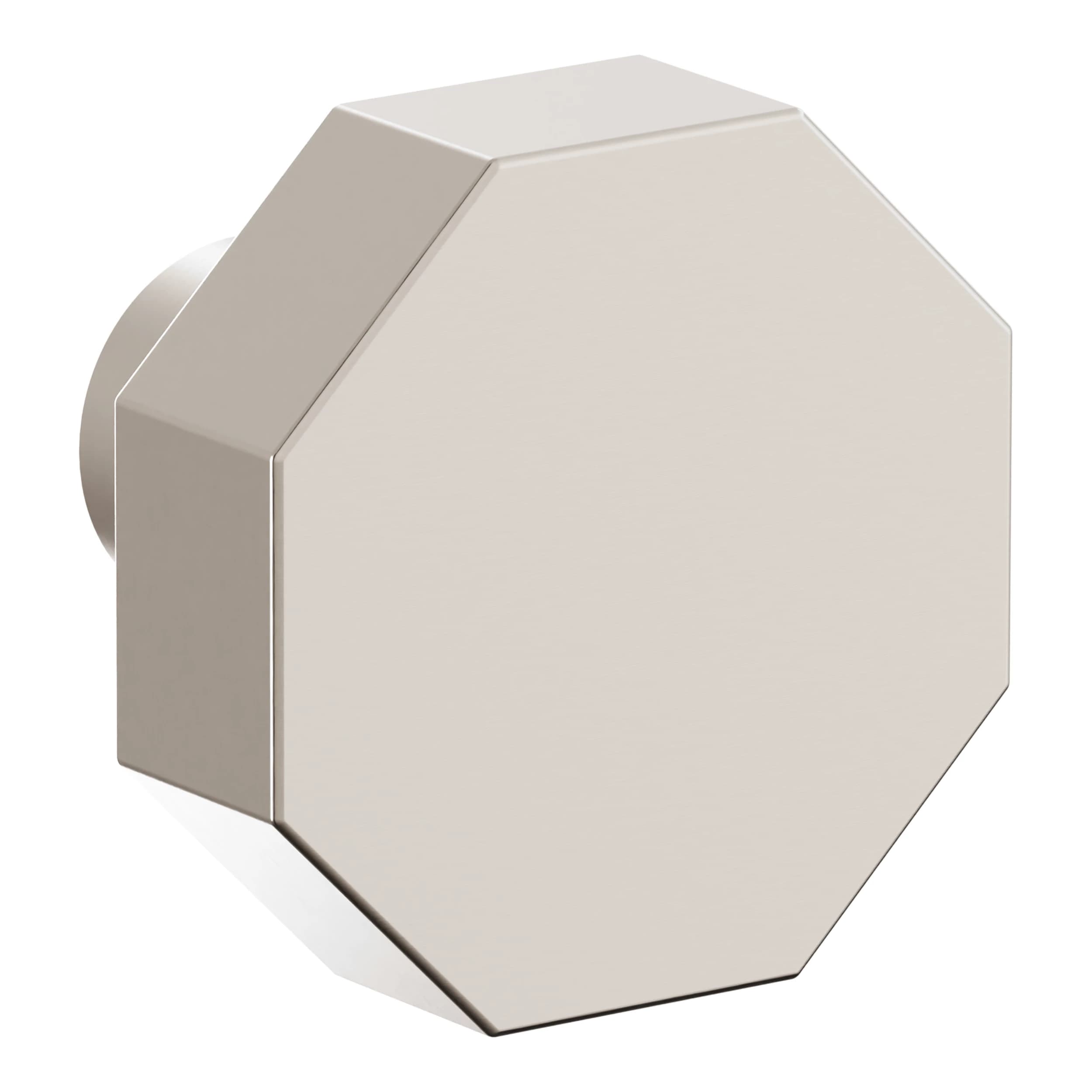 Perilla de gabinete Baldwin 4440 Octagonal en Satin Nickel
