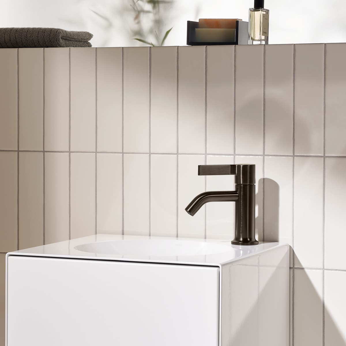 Monomando de lavabo Dornbracht VAIA, vista de detalle