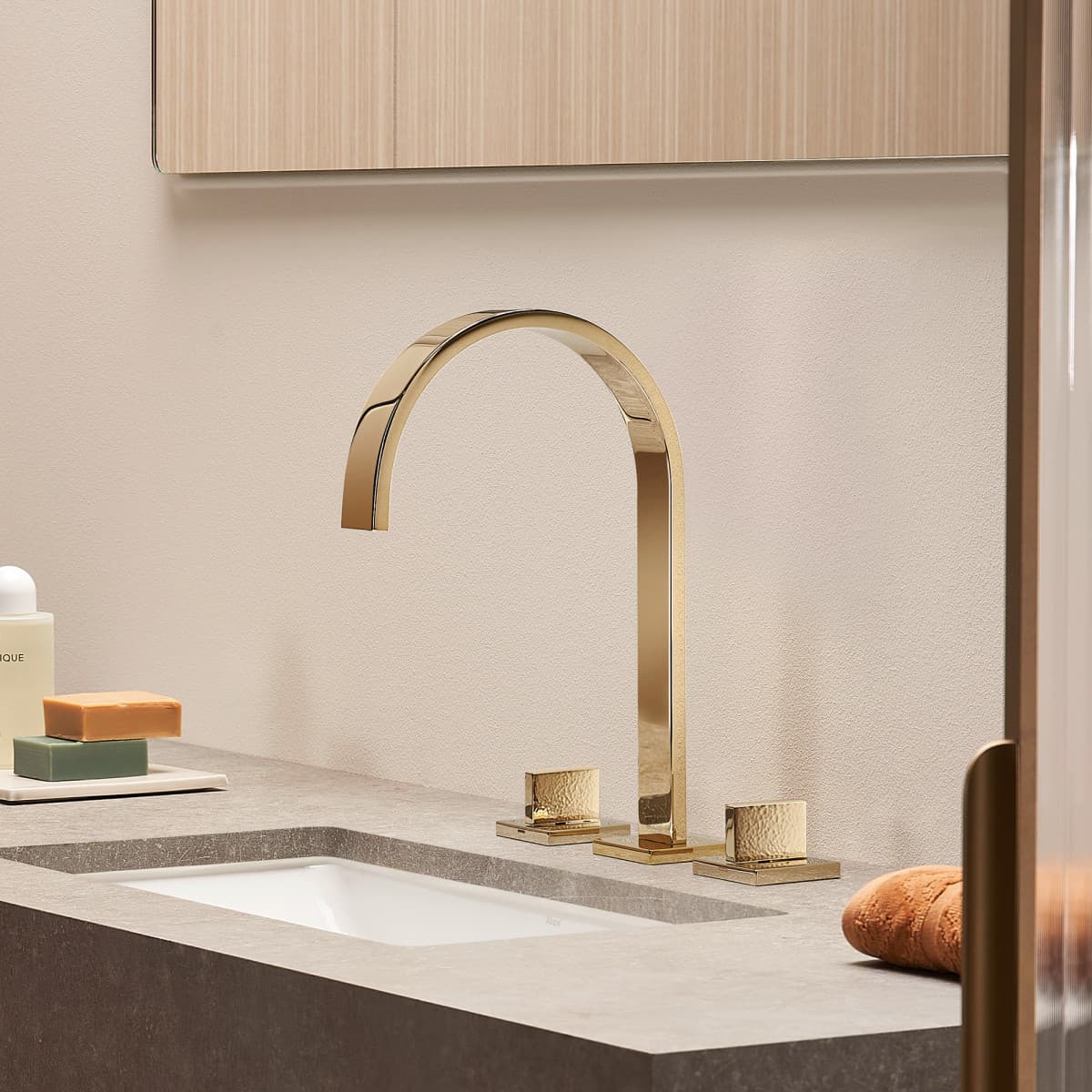 Caño de lavabo Dornbracht MEM, vista de detalle
