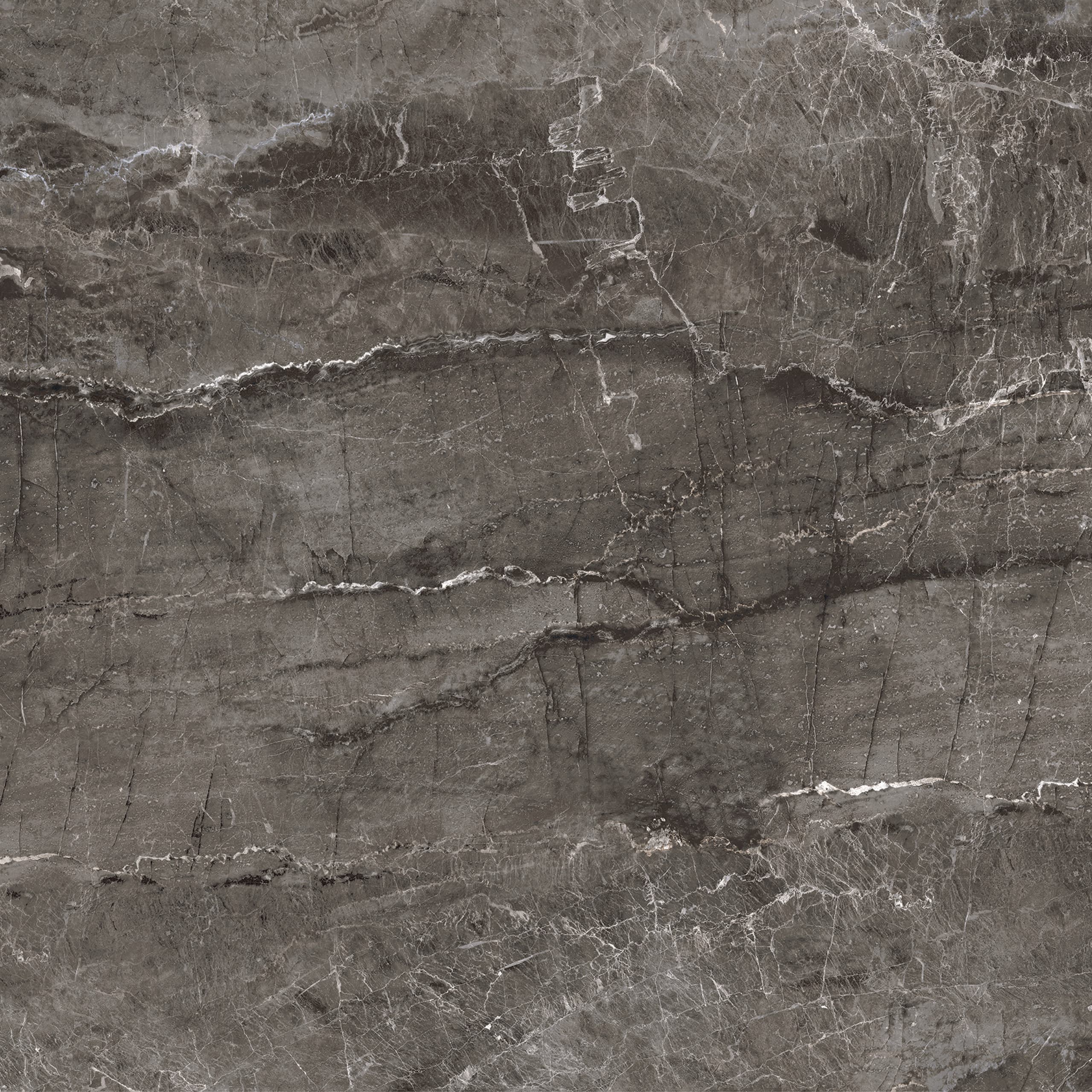 Pieza de porcelanatto CCU Pure Royal Dark Grey 120 x 120 cm