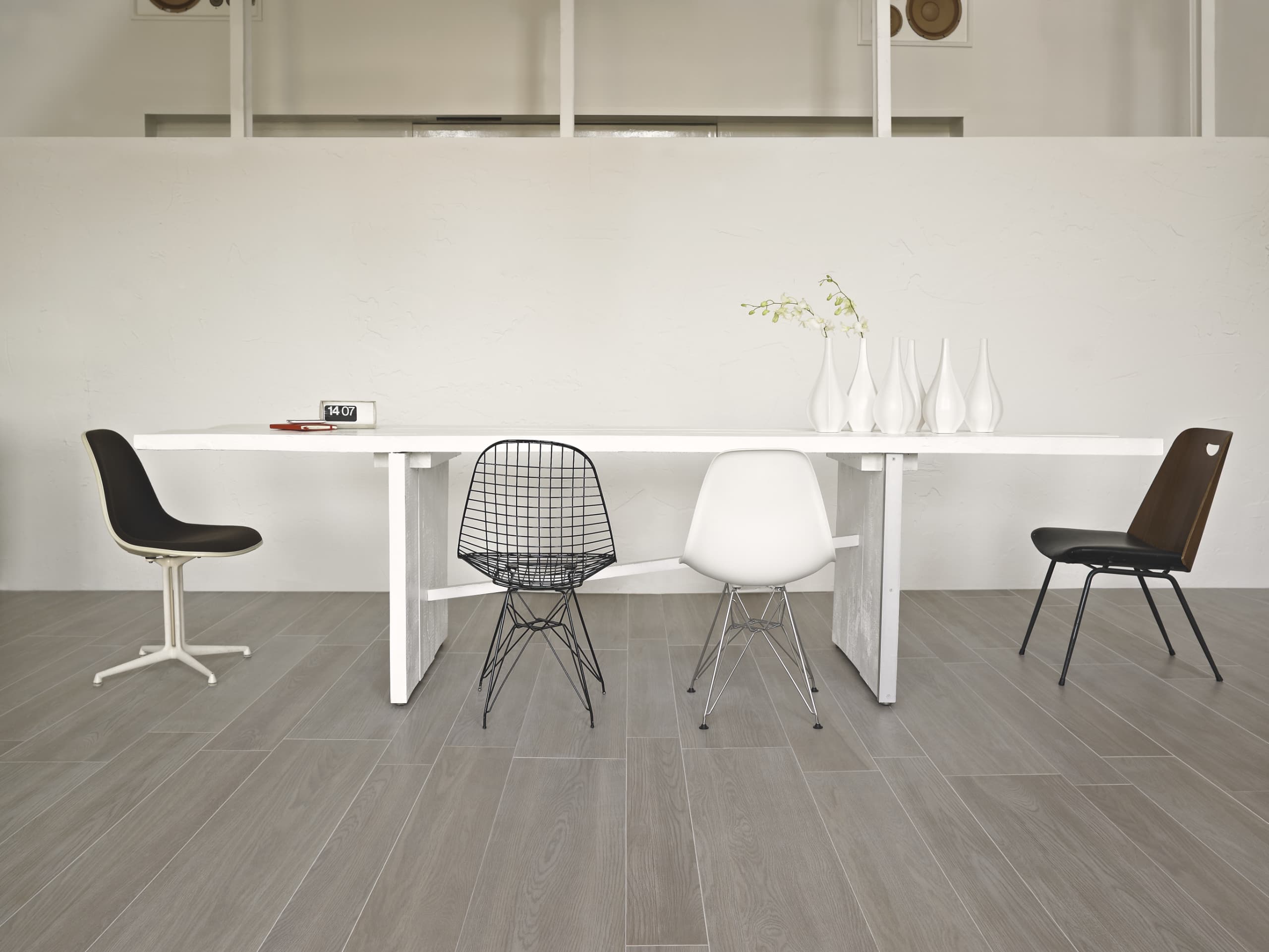 Porcelanatto CCU Treverk 20 efecto madera en ambiente interior