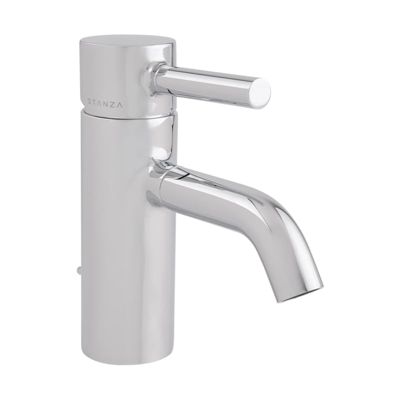 Monomando corto para lavabo PAN de Stanza en acabado cromo