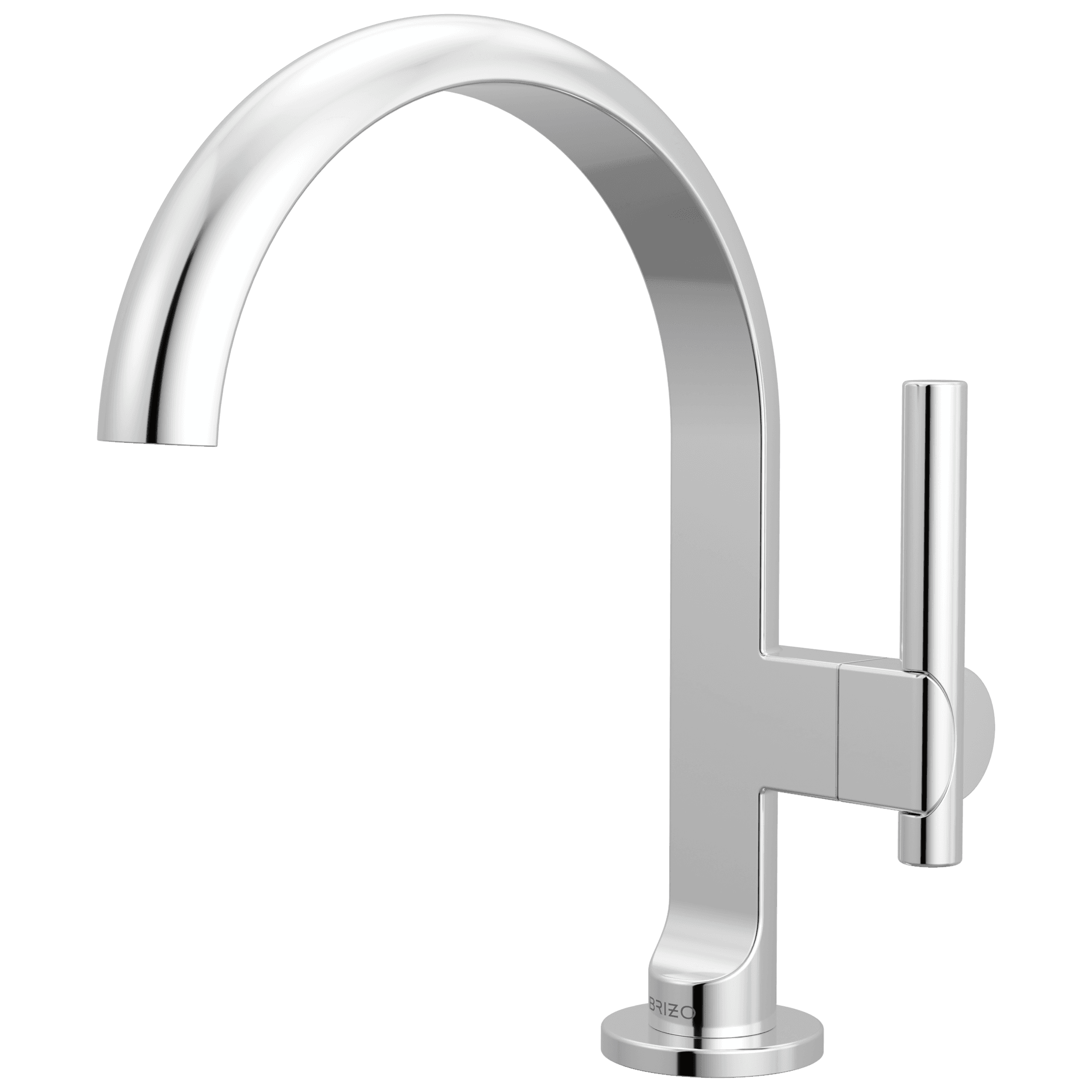 Llave monomando Brizo Roccesco con surtidor de arco en cromo pulido