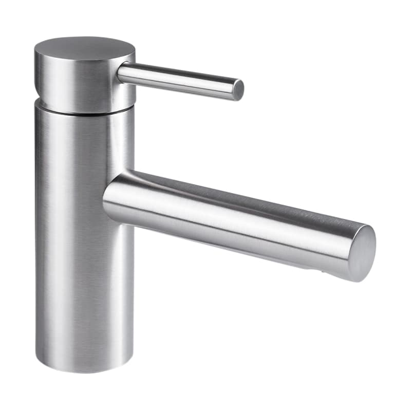 Monomando corto para lavabo URREA INOX 9033INOX.9 en acabado satin