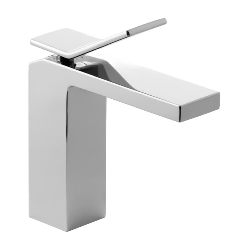 Monomando mediano para lavabo URREA QUADRO 9490CU en acabado cromo