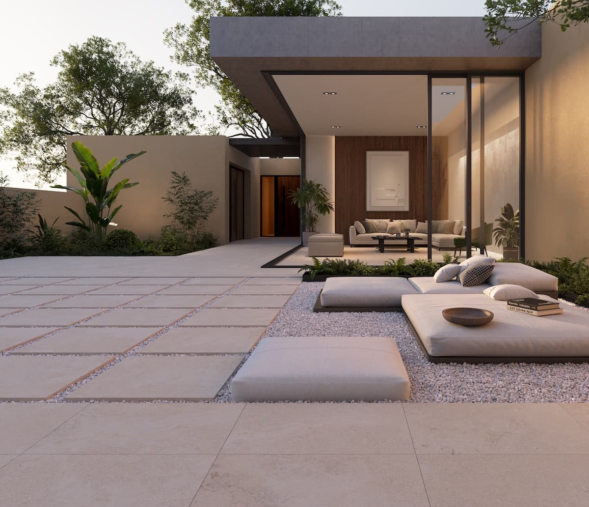 Terraza con piso Emilia Paver de Cesantoni