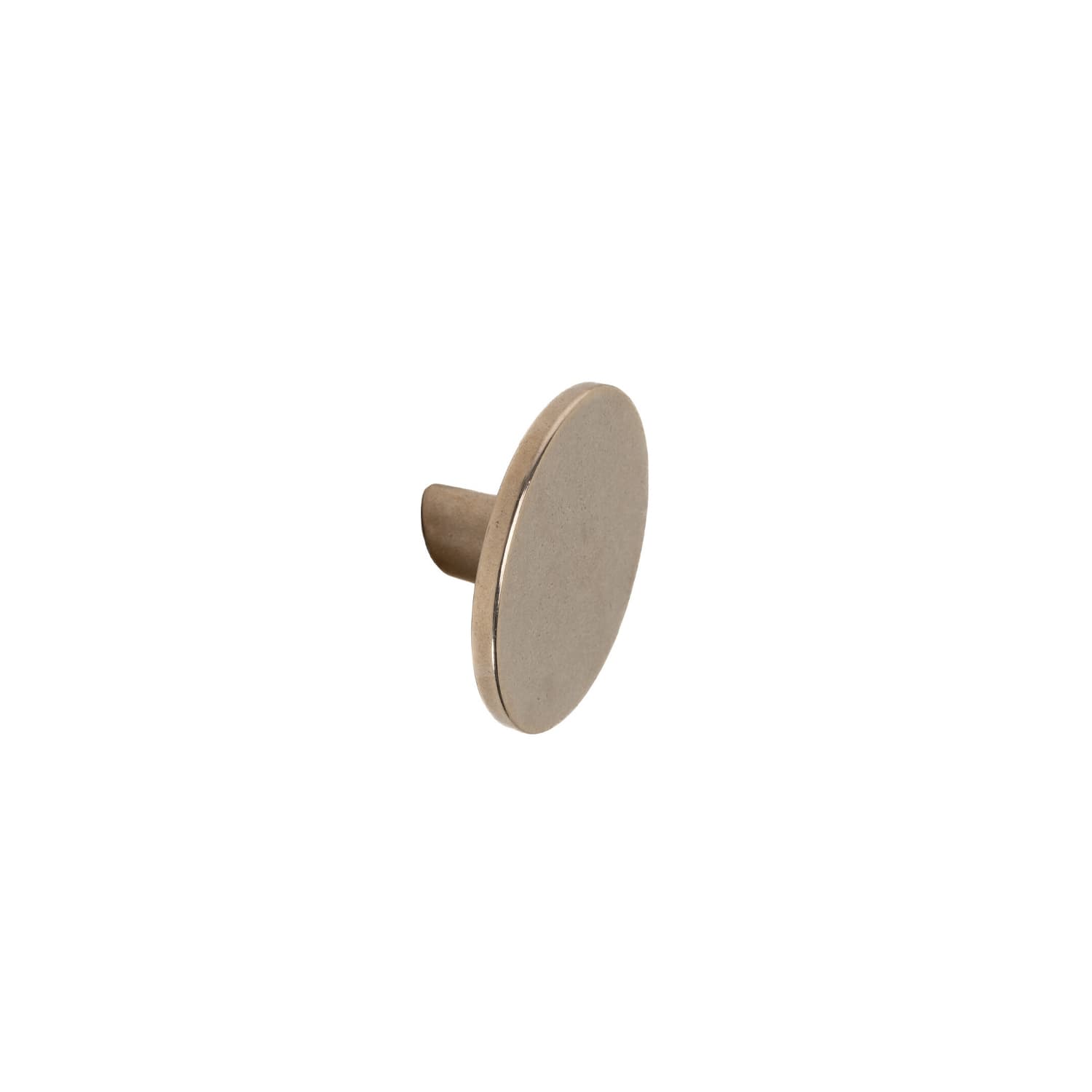 Perilla de gabinete Rocky Mountain Hardware Pivot en acabado Silicon Bronze Brushed