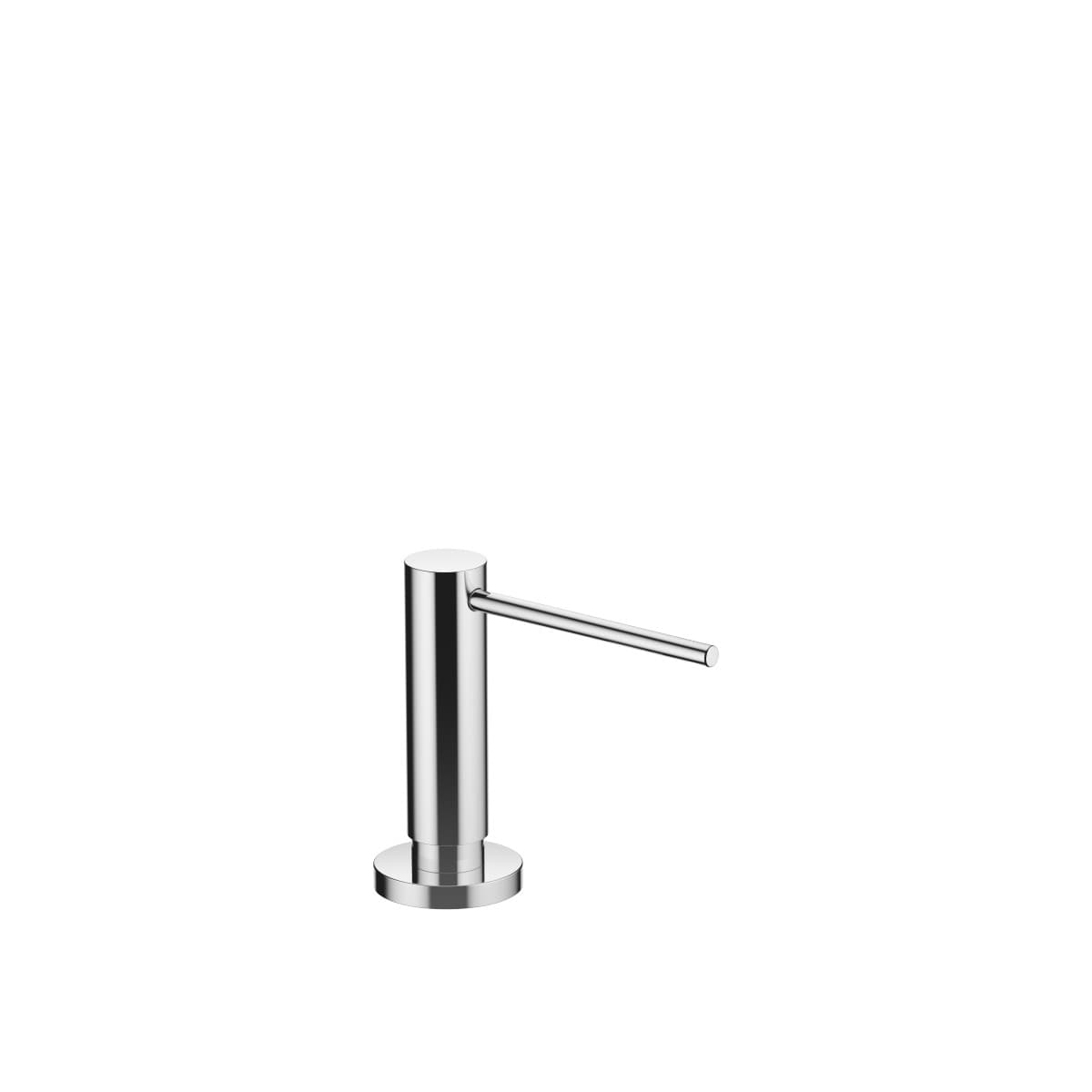 Dispensador de jabón Dornbracht con roseta en acabado cromo