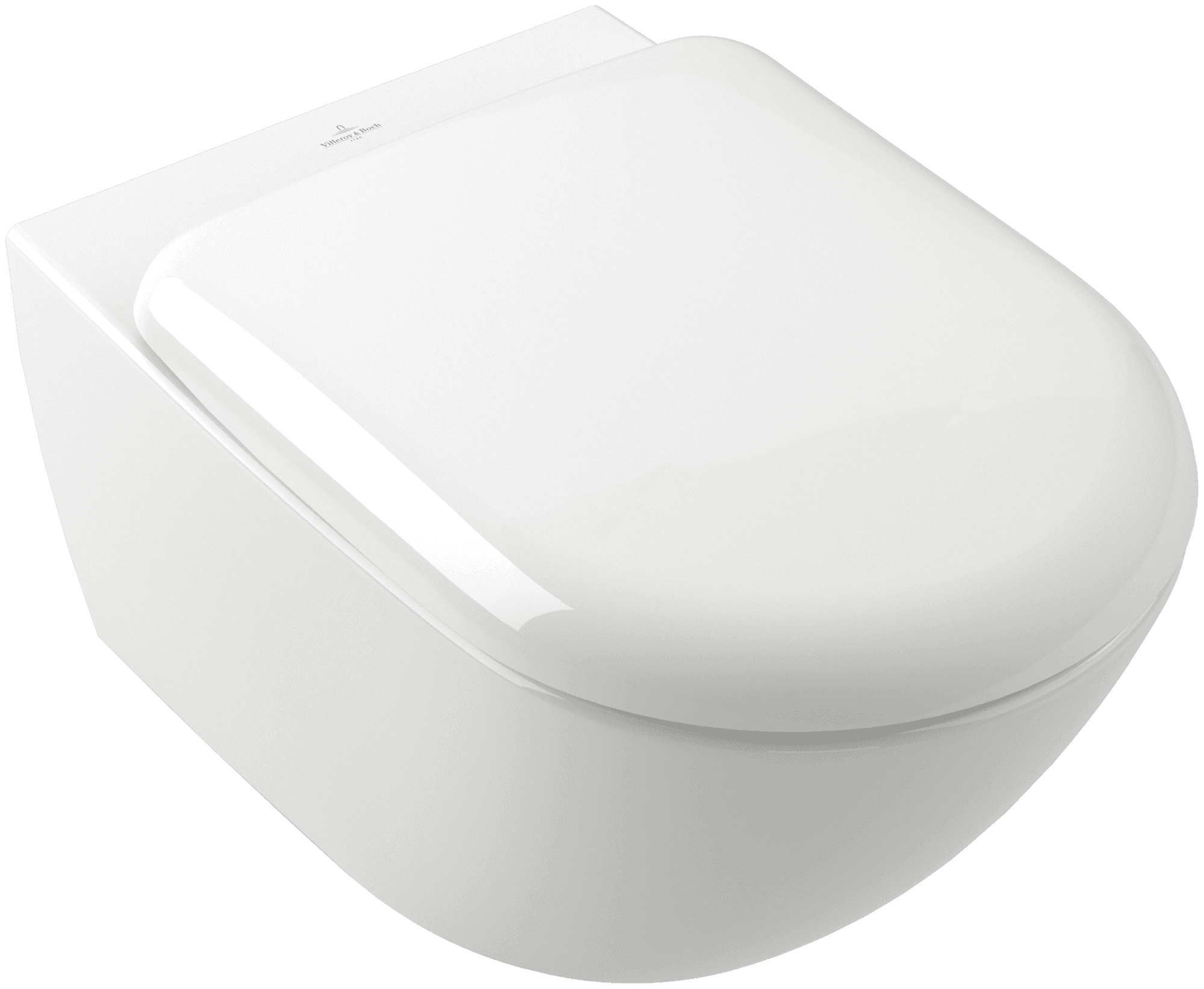 Inodoro suspendido Villeroy & Boch Antao con asiento en blanco Alpin